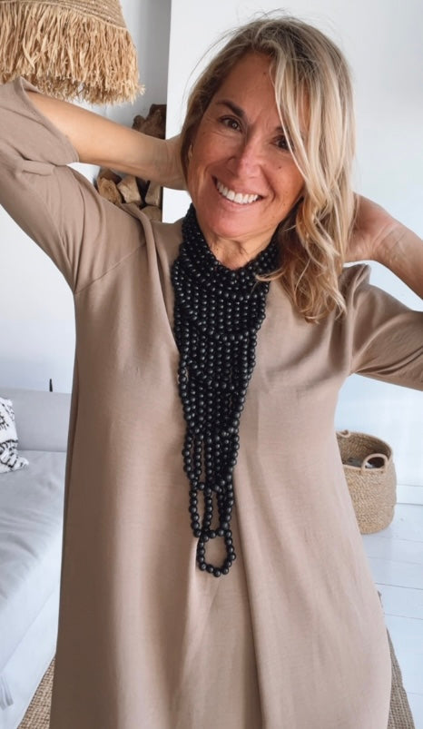 Taupe Laura Dress