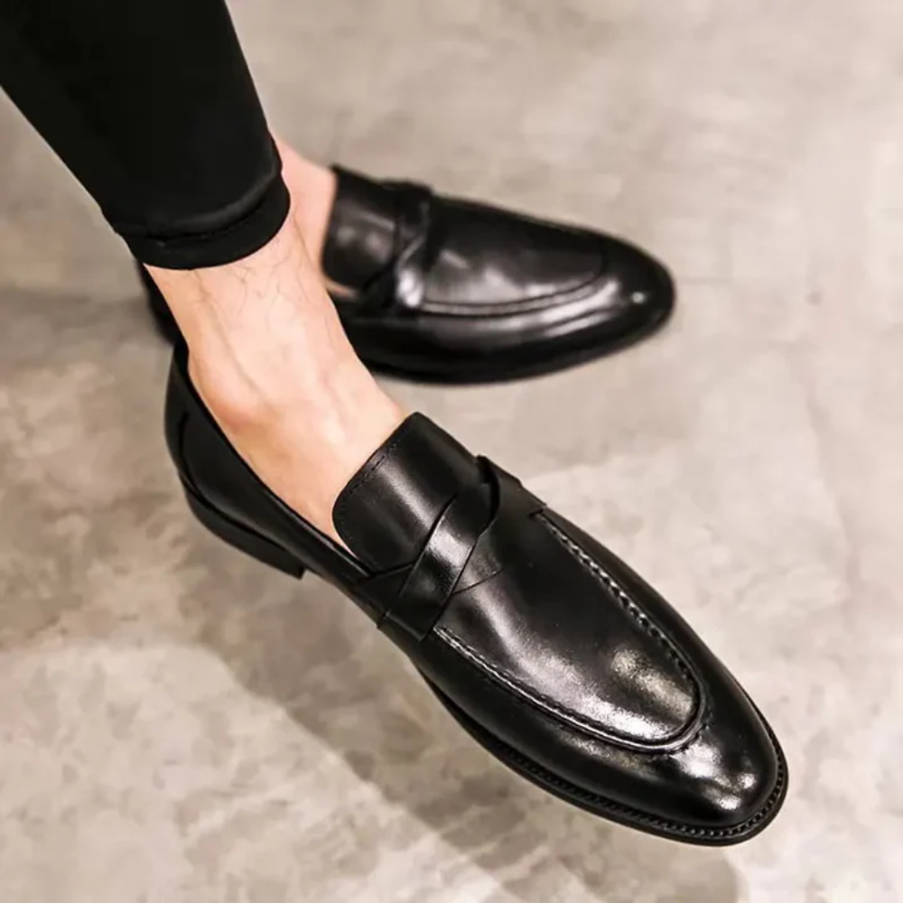 Šikid nahast loafers