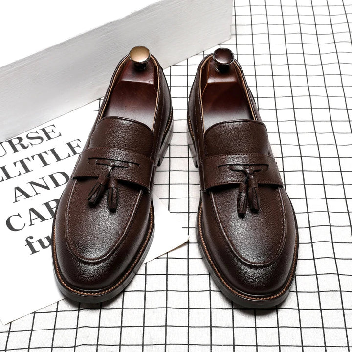 Elegantne nahkne oxford Loafers