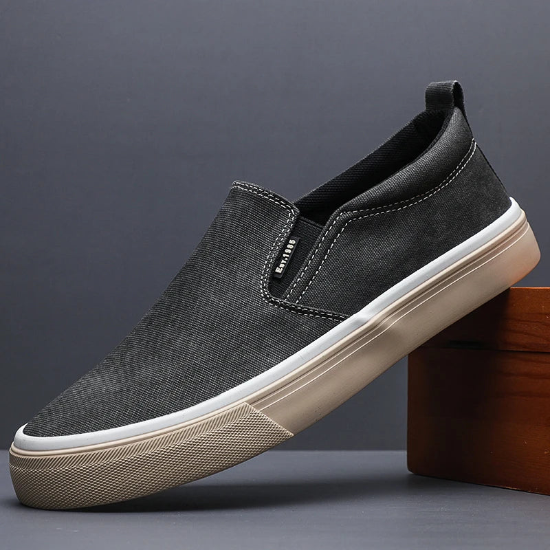 Elegantne Kanvas Slip-On Kingad