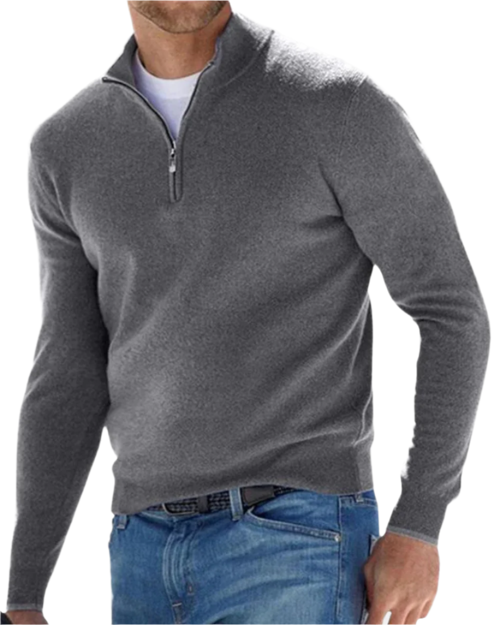 Elegantne Zip Kampsun
