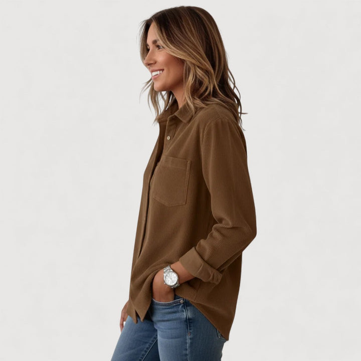 JADE – KORDUROOST BUTTON-UP SHIRT