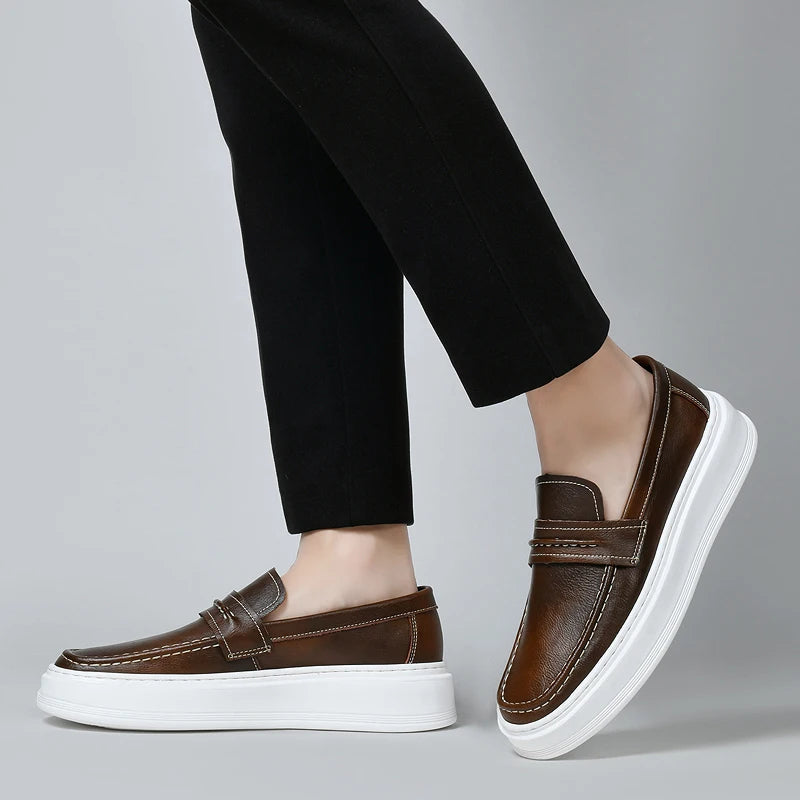 Premium nahast Loafers