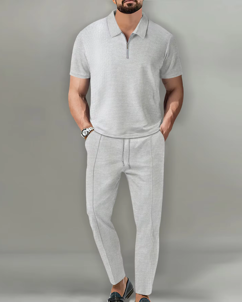2-osaline Zip Polo komplekt
