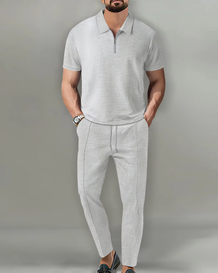 2-osaline Zip Polo komplekt