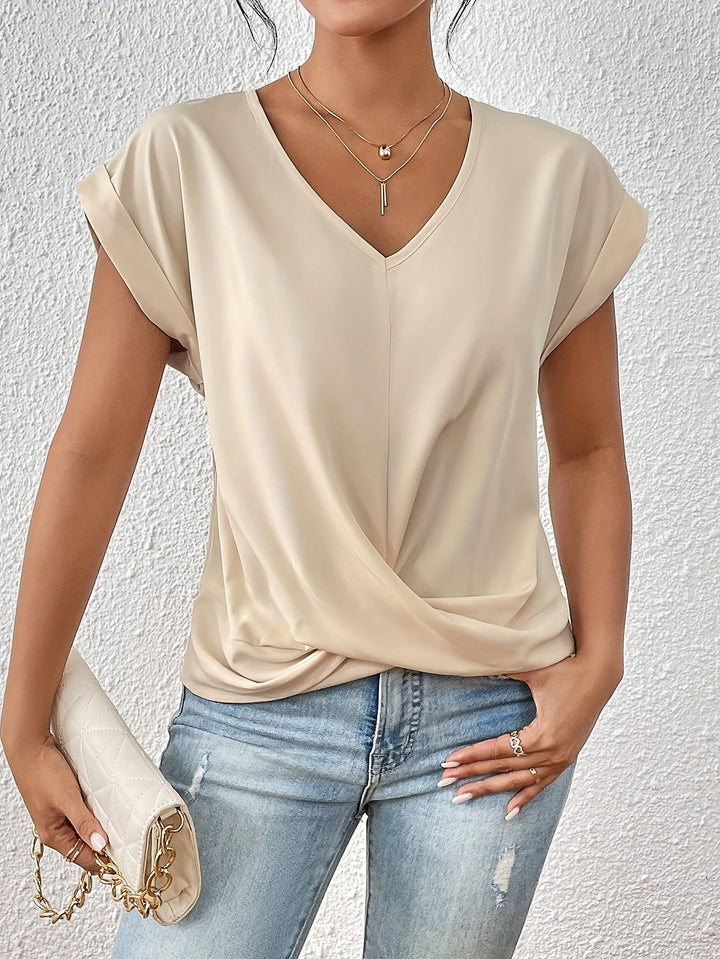 Zoe - Casual T-särk Südamikuga