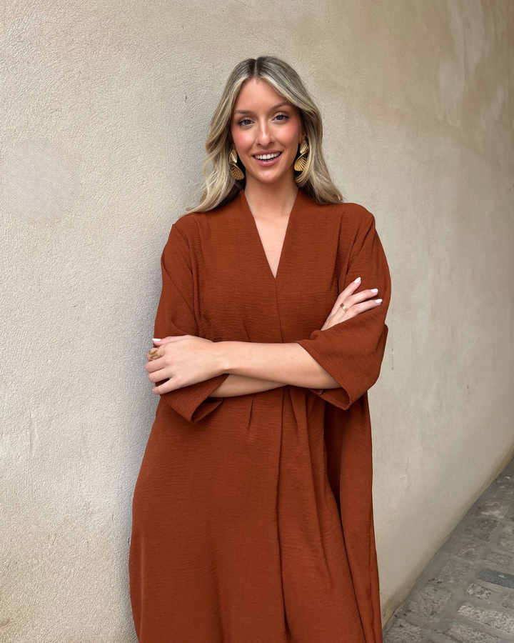 Laura Terracotta Dress