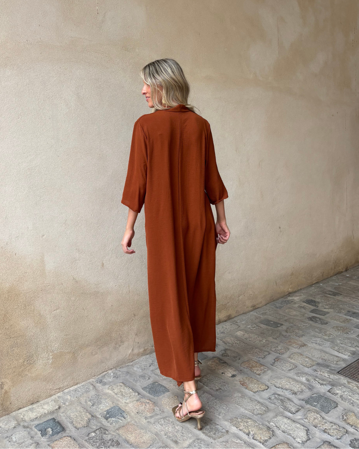 Laura Terracotta Dress