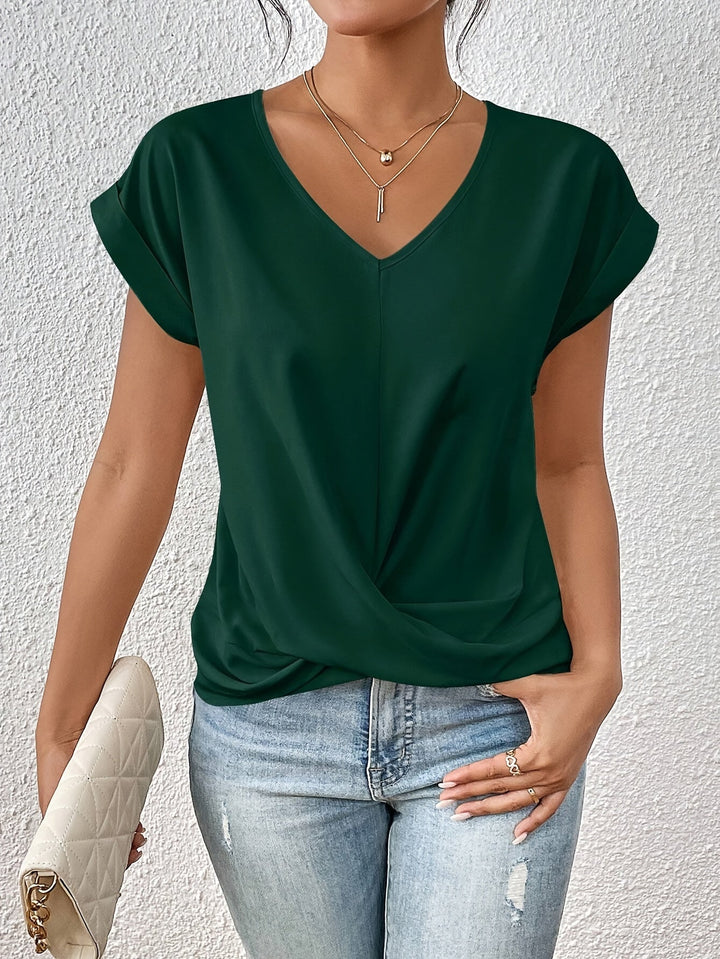 Zoe - Casual T-särk Südamikuga