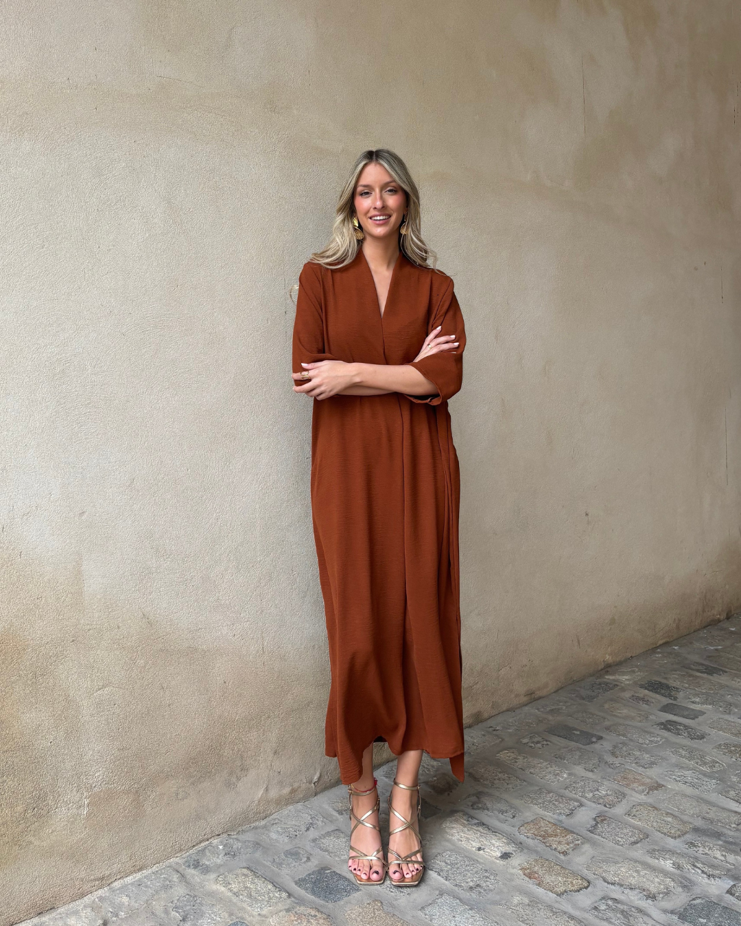 Laura Terracotta Dress