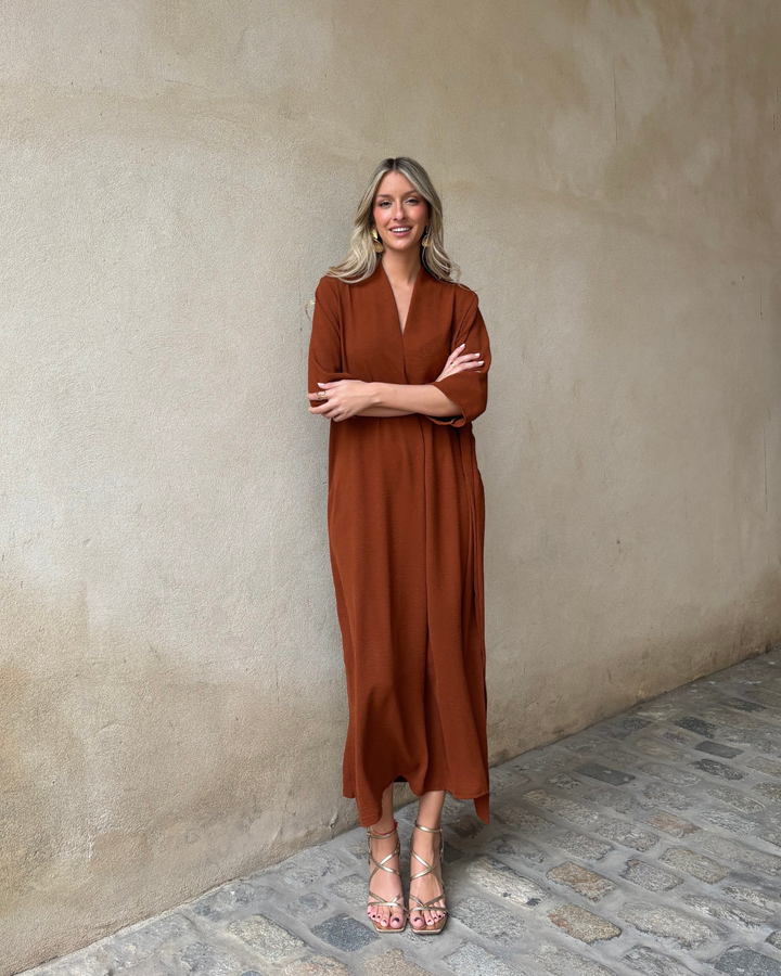 Laura Terracotta Dress