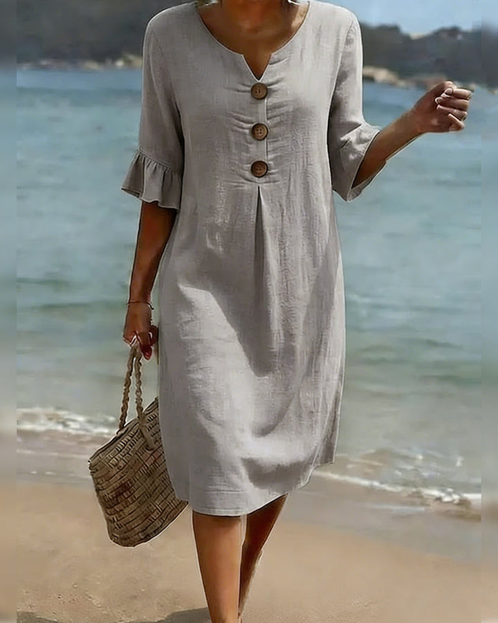 Lucía | Elegantne lina kleit