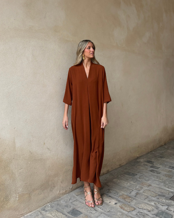 Laura Terracotta Dress