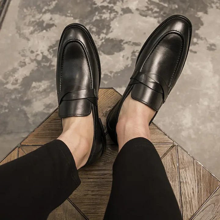 Šikid nahast loafers