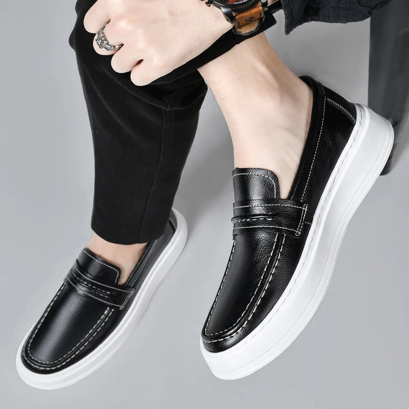 Premium nahast Loafers