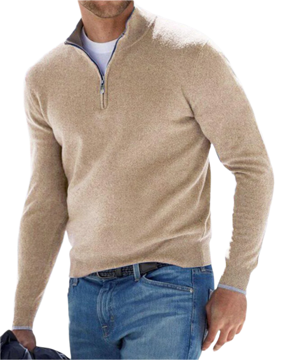 Elegantne Zip Kampsun