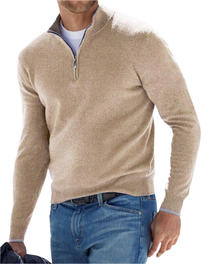 Elegantne Zip Kampsun