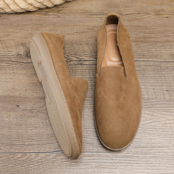 Nahast Loafers meeste jaoks