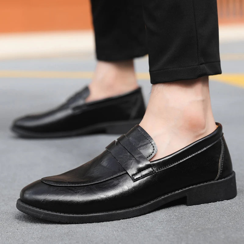Šikid nahast loafers'id