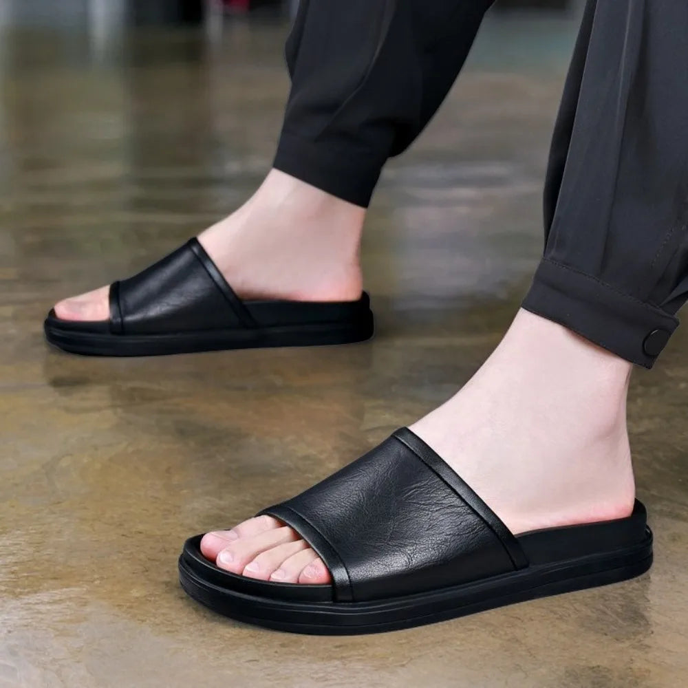 Elegantne Nahast Sandaalid