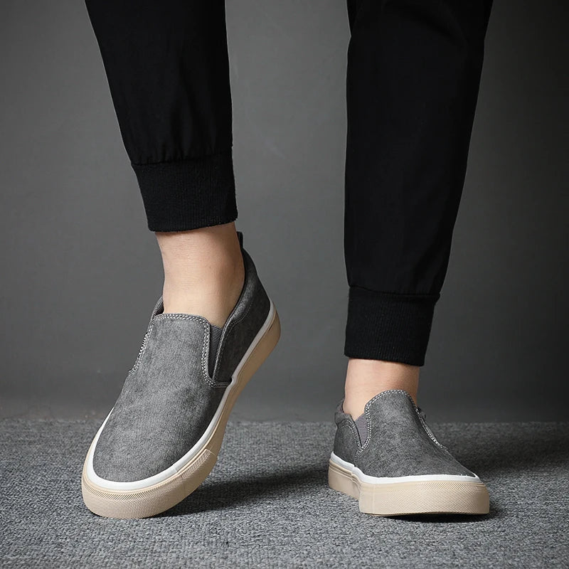 Elegantne Kanvas Slip-On Kingad