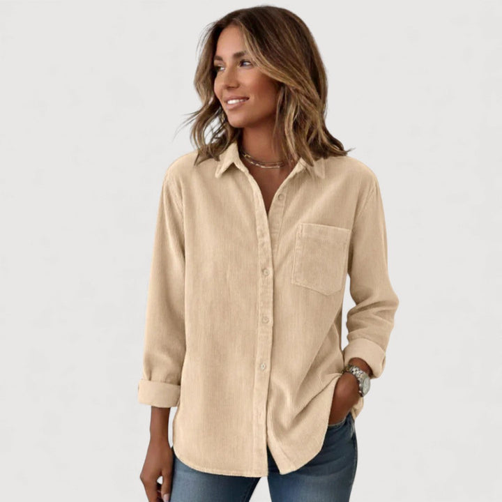 JADE – KORDUROOST BUTTON-UP SHIRT