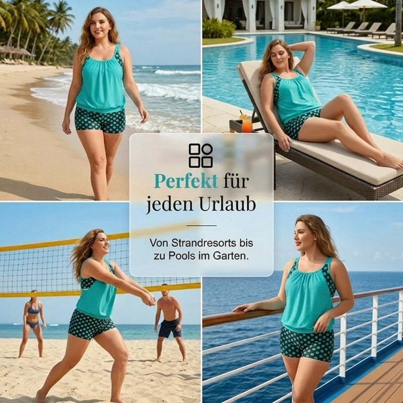 🏖️ Kuum suvi – 50% SOODUSTUS 👙 Kaheosaline naiste bikiiniseade, millel on polka punktid