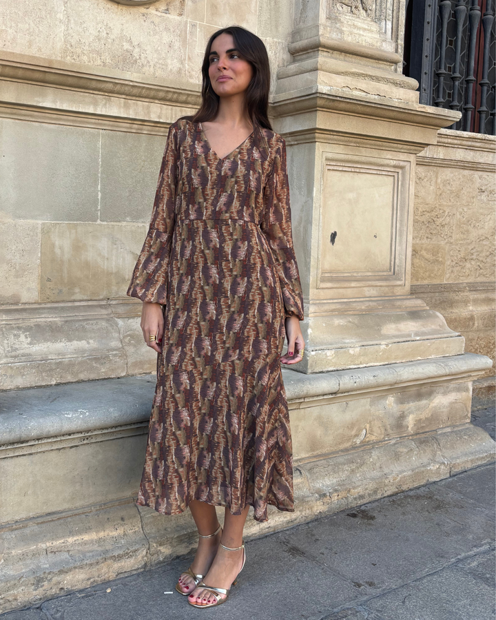 Belmonte Green Khaki Dress
