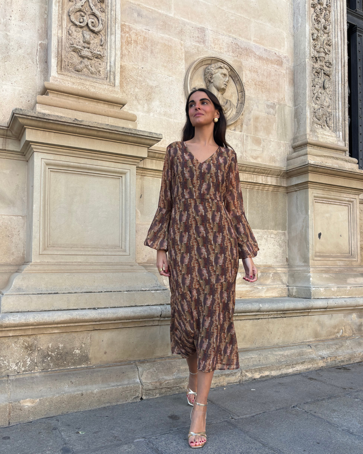 Belmonte Green Khaki Dress