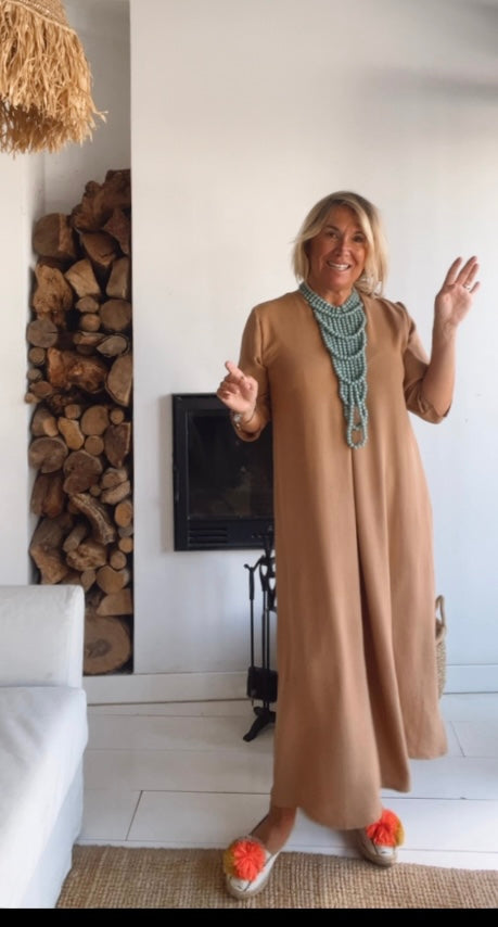 Laura Camel Dress