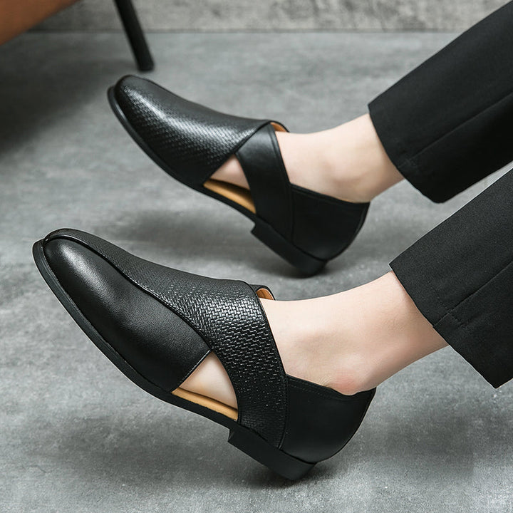 Vintage nahast Loafers