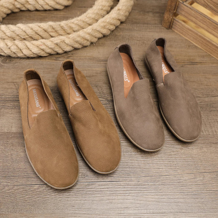 Nahast Loafers meeste jaoks