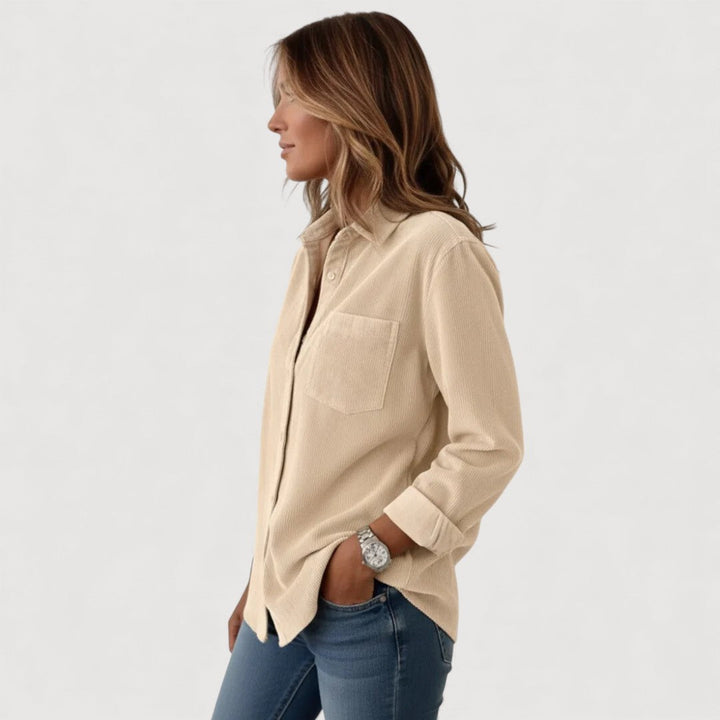 JADE – KORDUROOST BUTTON-UP SHIRT