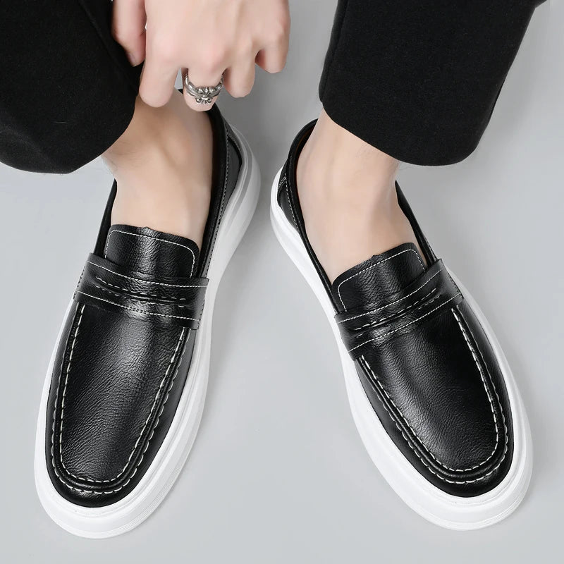 Premium nahast Loafers