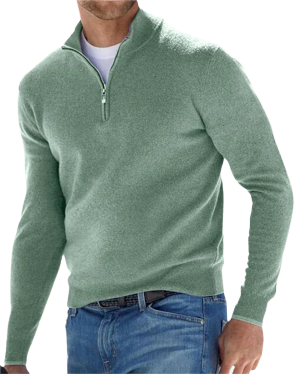 Elegantne Zip Kampsun