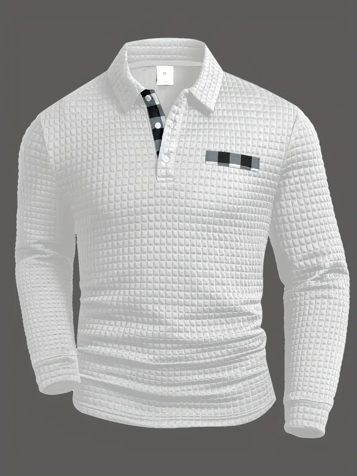Ribitud Polo Sviiter