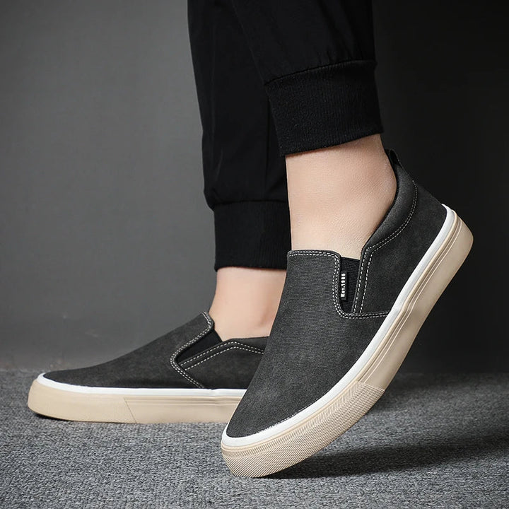 Elegantne Kanvas Slip-On Kingad
