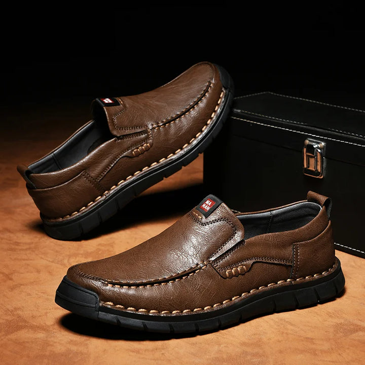 Elegantne Nahast Slip-On Kingad