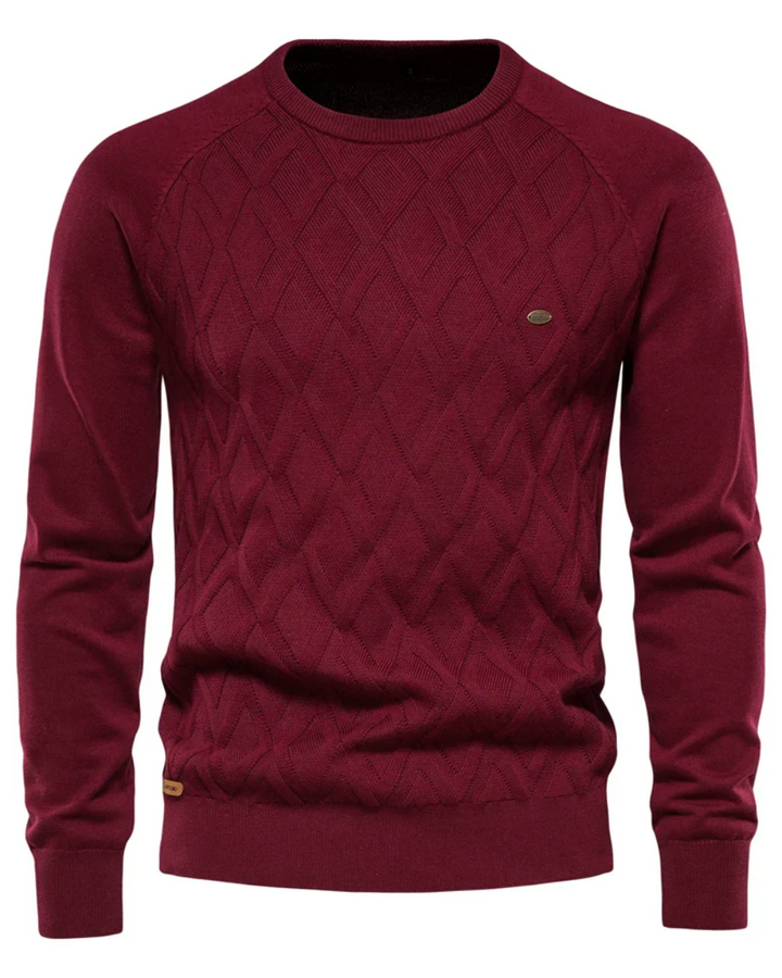 Heren Trui Met Geruit Design V2