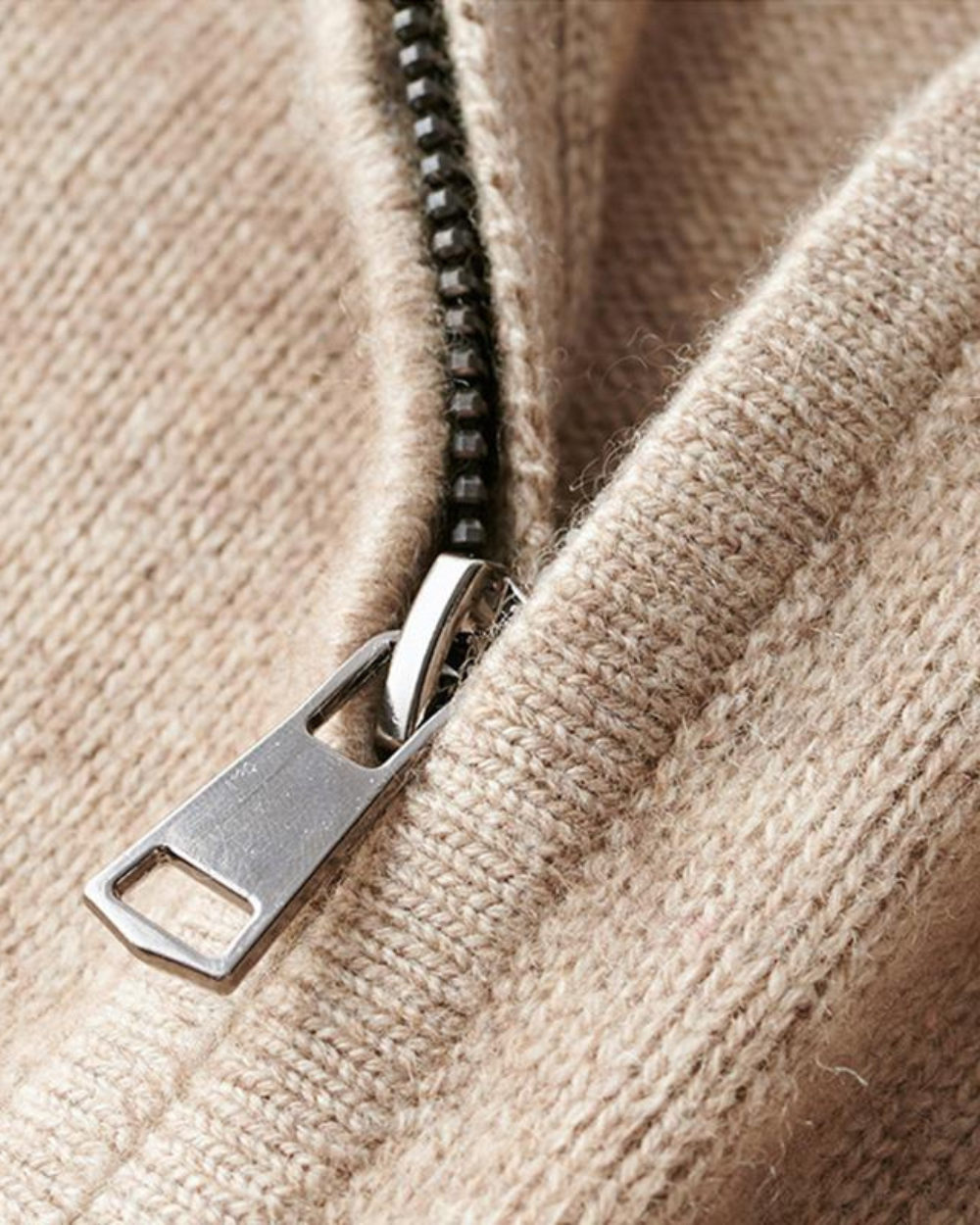Elegantne Zip Kampsun