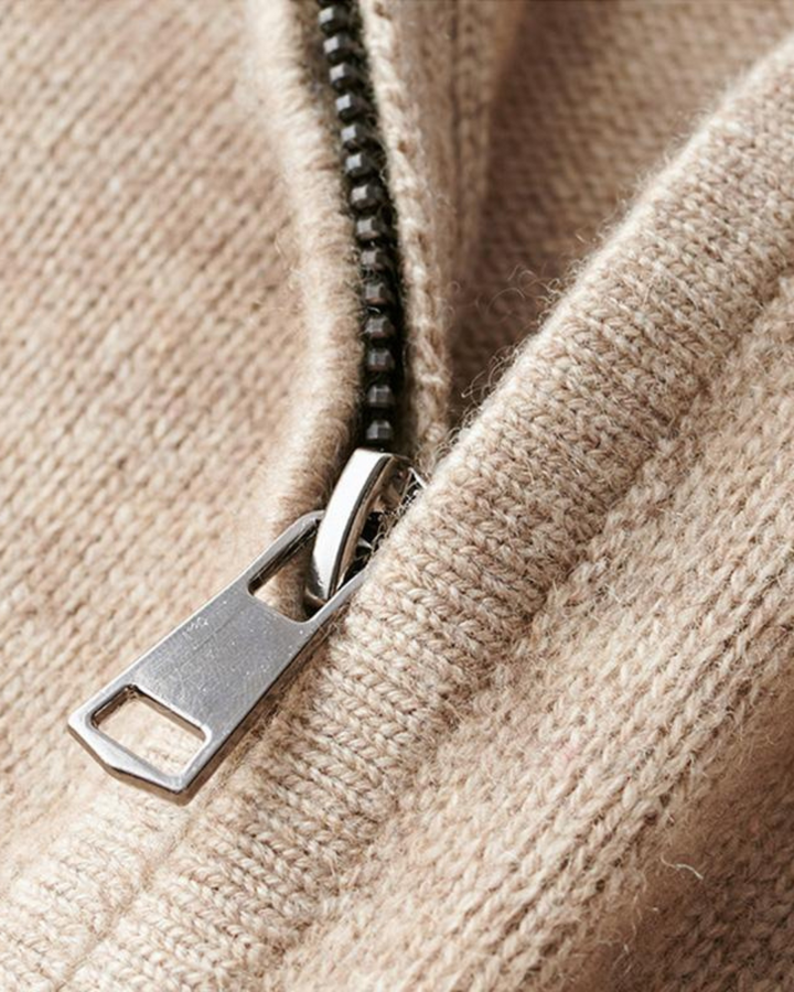 Elegantne Zip Kampsun