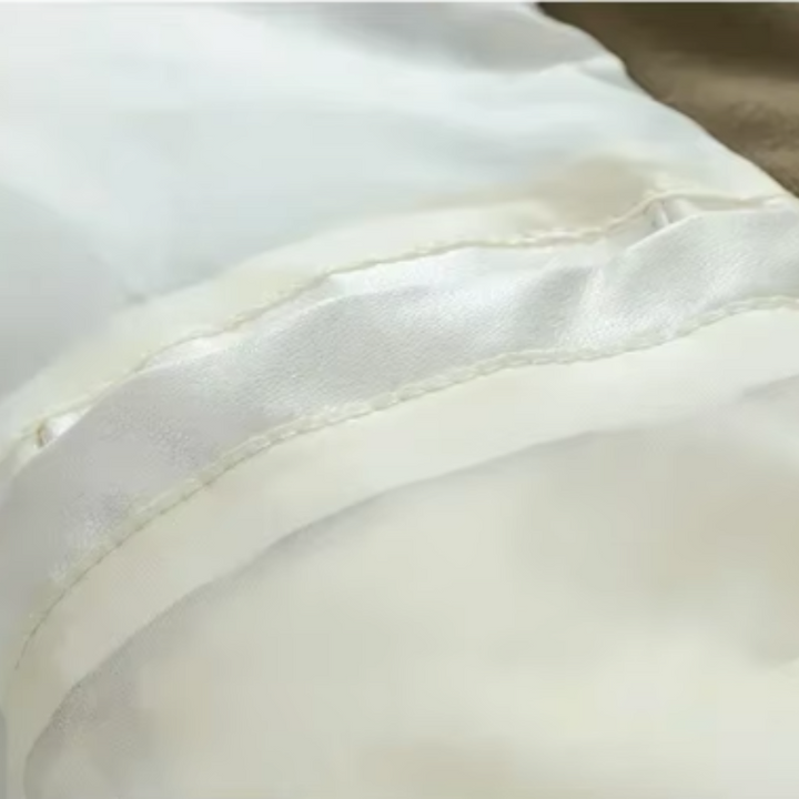 Elegantselt vooderdatud pufferjakk