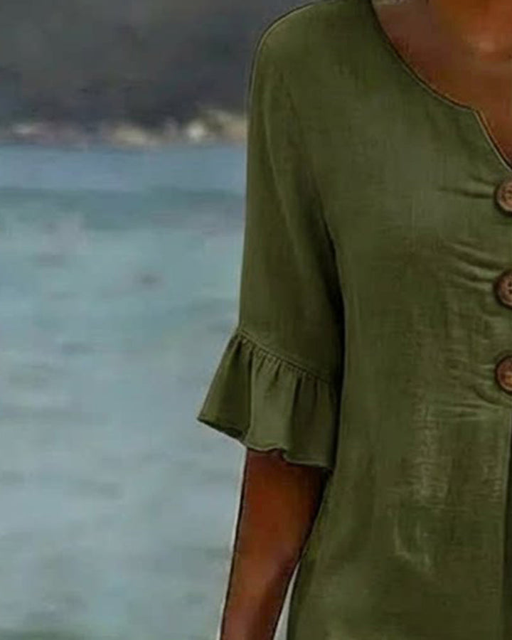 Lucía | Elegantne lina kleit