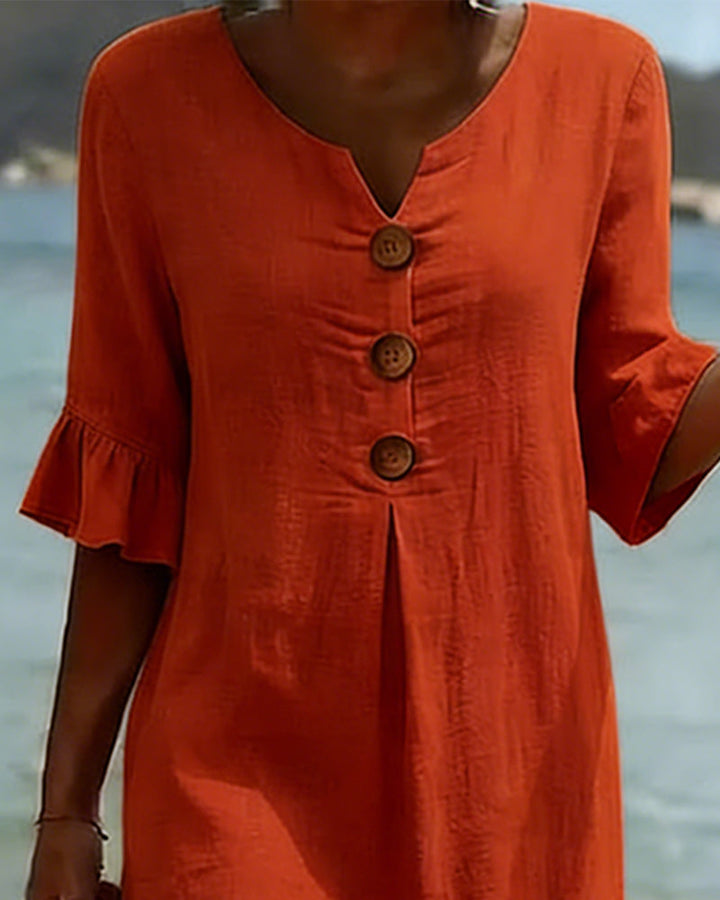 Lucía | Elegantne lina kleit