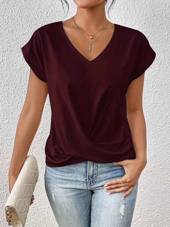 Zoe - Casual T-särk Südamikuga