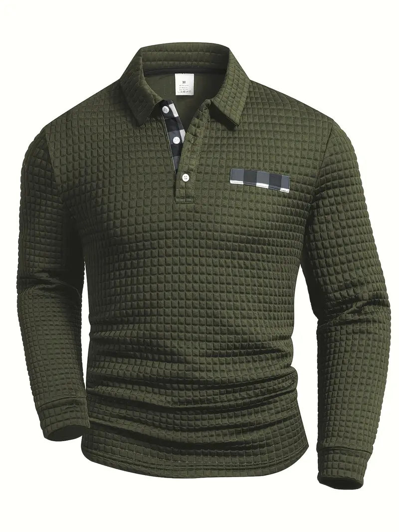 Ribitud Polo Sviiter