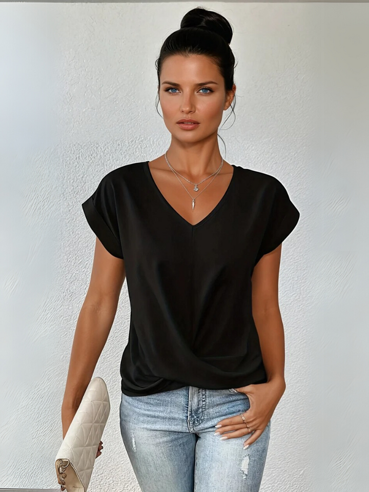 Zoe - Casual T-särk Südamikuga