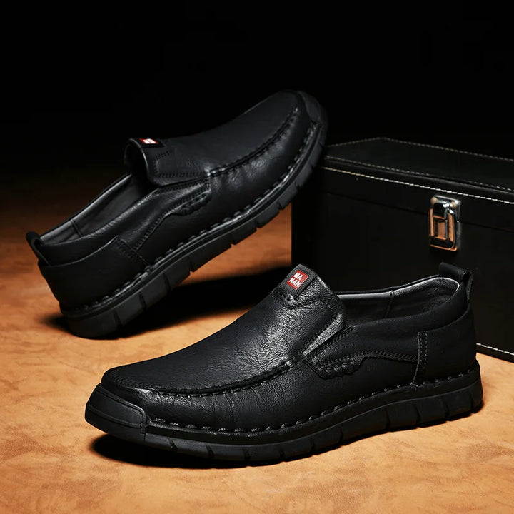 Elegantne Nahast Slip-On Kingad