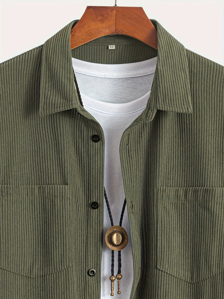Mugav ribfluweelne vest