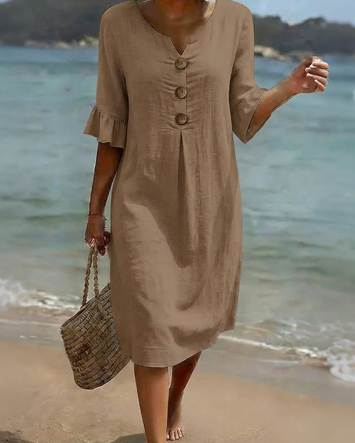 Lucía | Elegantne lina kleit